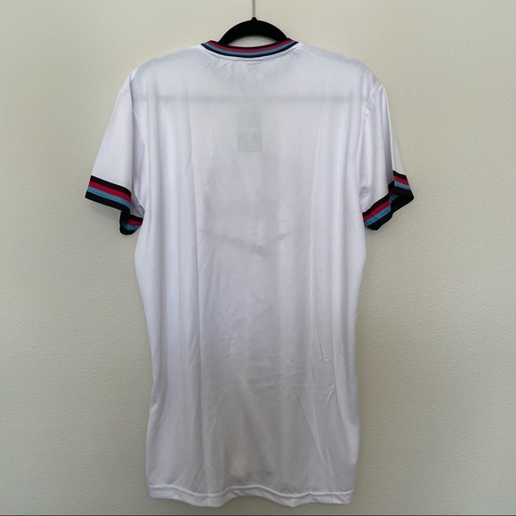 NWT Houston push men’s white short sleeve jersey top size XL extra large - Picture 3 of 3